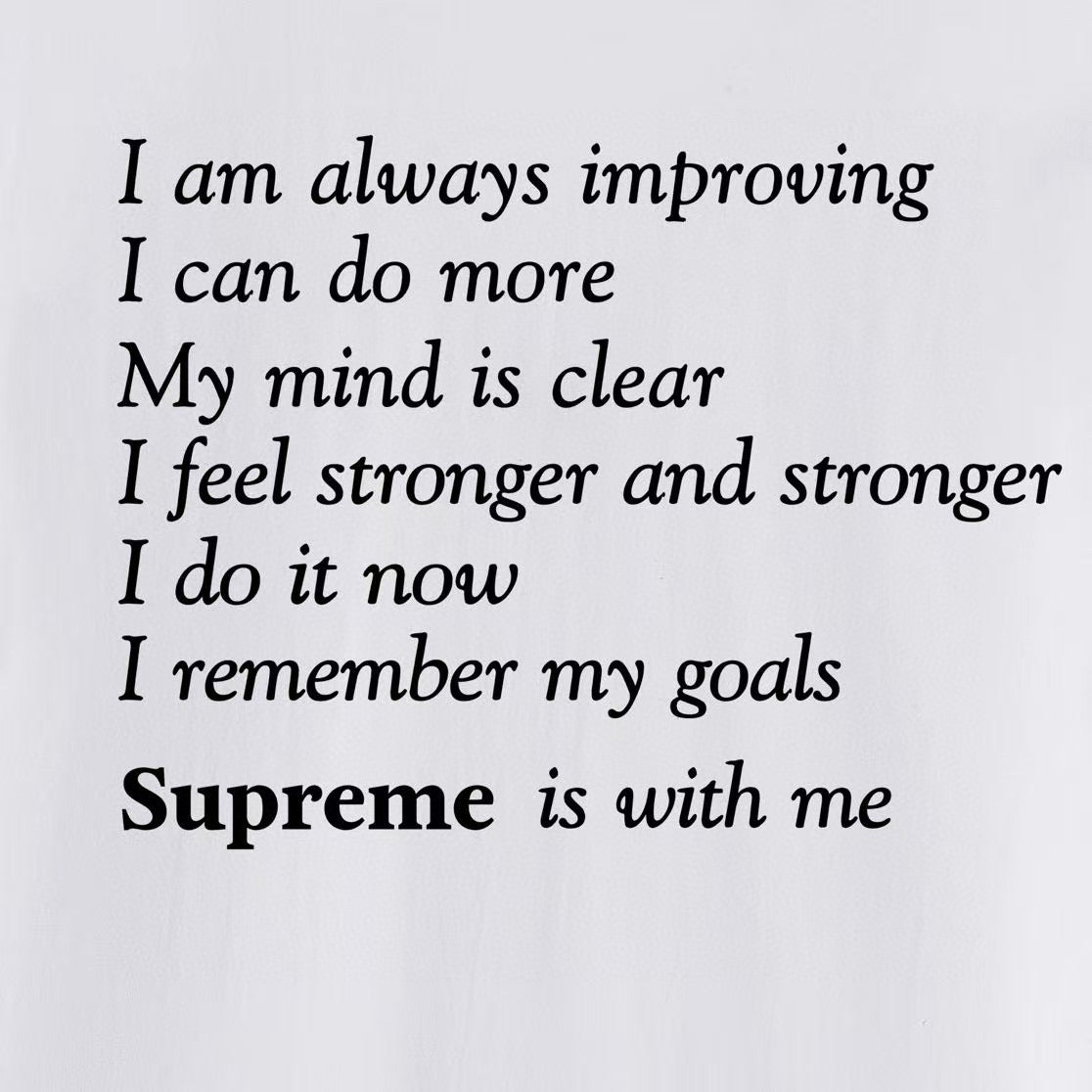 Supreme Tee S233